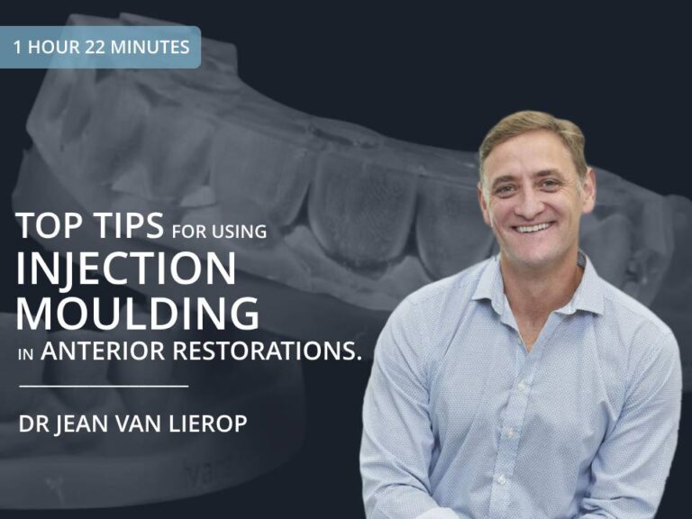 Dr Jean van Lierop Injection Moulding Course