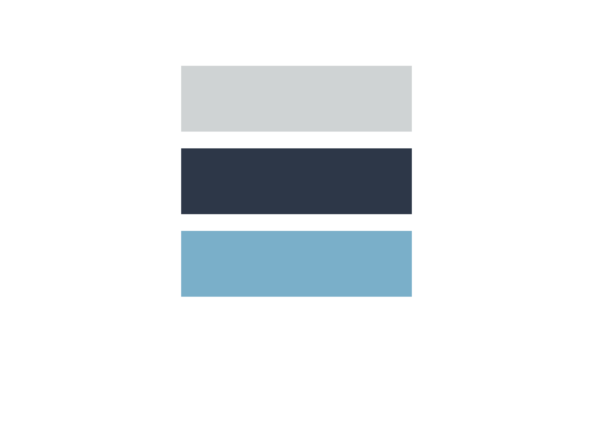 Stacked Hybrid Layer logo, name in white under the mark